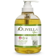 Olivella Virgin Olive Oil Face and Body Liquid Soap 16.9 oz