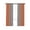 Orange, variant on Dark Orange Grey Ombre Blackout Curtains 39 Inches Long for Bedroom, Modern Gradient Abstract Art Thermal Insulated Room Darkening Black Out Window Curtain Panels Grommet Drapes for Living Room