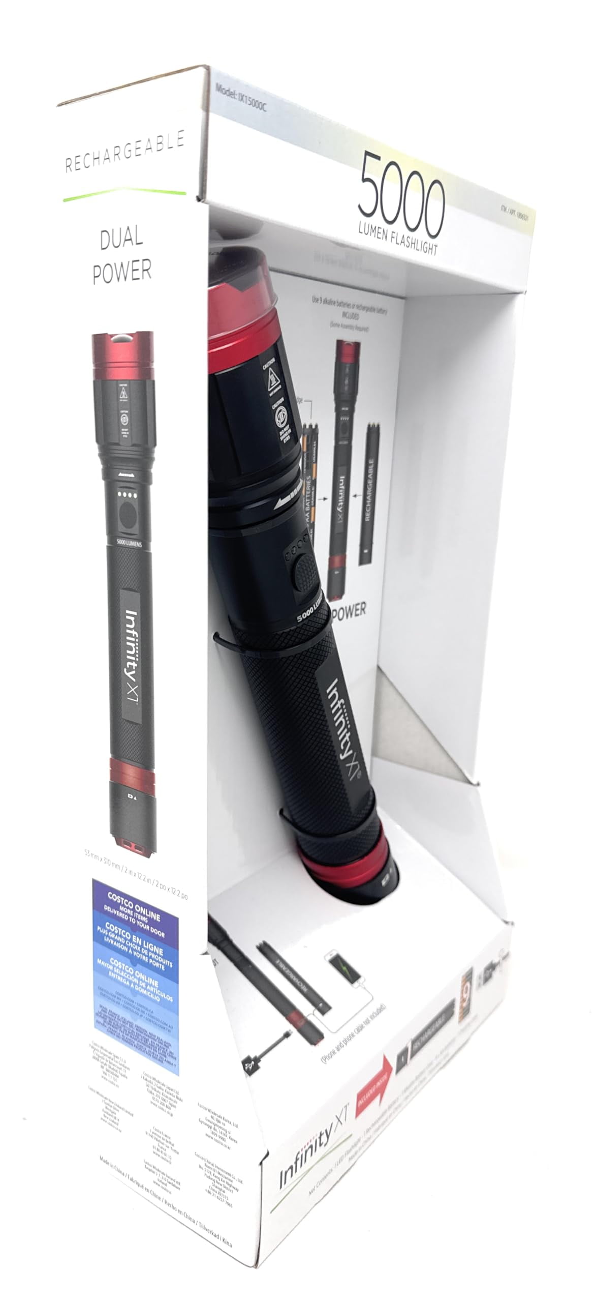 Infinity X1 5000 Lumens Flashlight