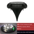 thumbnail image 3 of Lámpara de suelo con energía solar, impermeable, para jardín, camino, terraza, luces con 8 LED, lámpara solar para el patio de la casa, camino de acceso, césped, 3 of 5