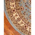 thumbnail image 6 of Unique Loom Voyage Collection Area Rug - St. Louis (7' 10" Round Light Blue/Cream), 6 of 9