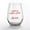 Red, variant on Creative Products Merry with Wine 15 oz. Engraved Stemless Wine Glass