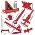 thumbnail image 2 of Creatine Carpentry Square With Aluminum Scribeing Ruler Purpose Marking Ruler Precision Layout Measuring For Engineer Carpenter (10pcs With ), 2 of 4