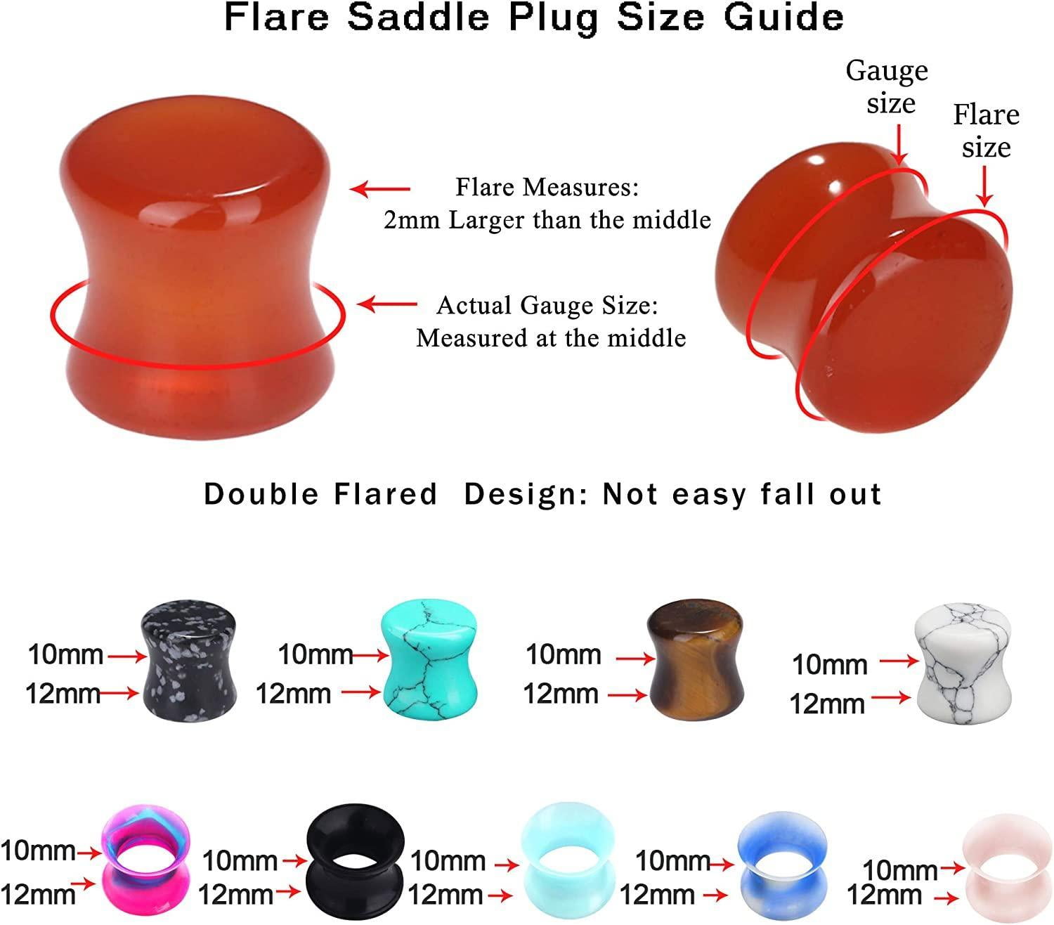 Ear Gauges Size Chart