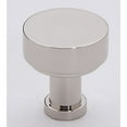 thumbnail image 3 of Alno A716-18 Moderne 1-1/8" Round Modern Disc Mushroom Solid Brass Cabinet Knob / Drawer, 3 of 4