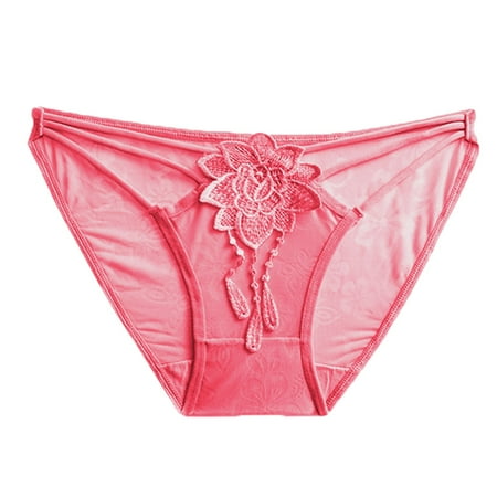 Ladies Soft Brief Underwear Lace G String Lingerie Breathable Dailywear Panties Lightweight Comfy Stretch Underpants