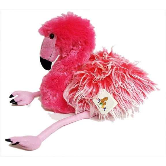 Unipak Pink Flamingo Plush 2012 Stuffed Animal Bird 16