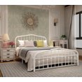 thumbnail image 3 of alazyhome White Platform Metal Bed Frame, Suitable All Ages, Queen, 3 of 7