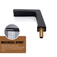 thumbnail image 3 of Casainc 3-Hole Deck Mounted Bathtub Sink Faucet Dual-Function Bathroom Faucet Matte Black, 3 of 9