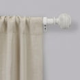 thumbnail image 5 of Better Homes & Gardens 1" Knob Single Curtain Rod Textured White 42-120", 5 of 8