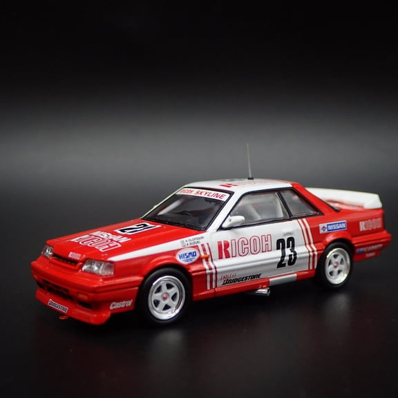 Open Box 1985-1989 NISSAN SKYLINE GTS-R R31 #23 RICOH JTC JDM 1:64 DIECAST MODEL CAR