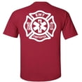 thumbnail image 3 of Fair Game Firefighter EMT T-Shirt Fire/EMT Graphic Tee-Cardinal-3x, 3 of 5