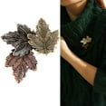 thumbnail image 5 of Masteelf Elegant Tricolor Maple Leaves Brooch for Decoration Assorted Color Alloy Pin Ideal for Gifts and Special Occasions, 5 of 8