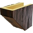thumbnail image 6 of Ekena Millwork 8"H x 8"D x 72"W Riverwood Faux Wood Fireplace Mantel Kit with Ashford Corbels, Premium Hickory, 6 of 10