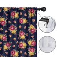 thumbnail image 4 of Pioneer Flower Floral Print Pattern Teens Curtains,Teens Insulated Curtains Set Of 2,Bedroom Essentials,Toddler Room Decor 42"x54", 4 of 5