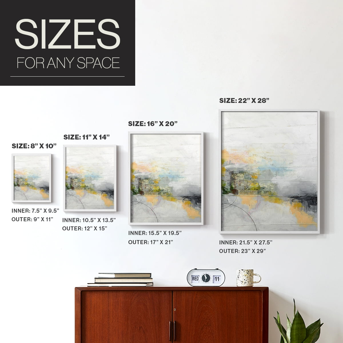A Place of my Own in Paper Solid Wood 11 x 14 Framed Print