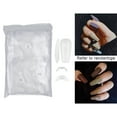thumbnail image 4 of 504 piezas de puntas de uñas postizas es de recortar y para fi, , salón Transparente Zulema Uñas postizas, 4 of 8