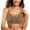 Coffee, variant on GEWSEY Womens Seamless Bra No Underwire Comfort Push Up Bras Buttery Soft Wireless Bralette Full Coverage Sport Everyday Bra White, M