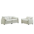 thumbnail image 6 of Miekor Furniture Modern Living Room Sofa Two Pieces Set, Suitable For Living Room And Small Apartment, 2 Pieces Sofa Set Consists Of A Single Seat Sofa And A 2-Seater Sofas, Beige Corduroy 00682, 6 of 12