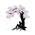 thumbnail image 1 of Blooming Cherry Blossom Tree Vinyl Wall Decor Sticker –Decal for home Decoration in Nursey room, Baby room, Bedroom and Living room, Wall Mural to Transform a Room with a New Look -Size 30" x 30"., 1 of 4