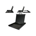 thumbnail image 3 of StarTech.com Rackmount KVM Console, Single Port VGA KVM with 19" LCD Monitor for Server Rack, Fully Featured Universal 1U LCD KVM Drawer with Cables & Hardware, USB Support, 50,000 MTBF - LCD KVM Concole Drawer (RKCONS1901) - KVM console - USB - 19" - rack-mountable - 1280 x 1024 - 250 cd/m�� - 1000:1 - VGA - black - 1U, 3 of 5