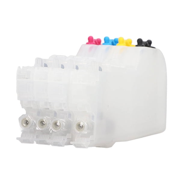 Reemplazo De Cartuchos De Tinta De 4 Piezas, Caja De Recarga De Impresión De Tinta De Cartucho De Tinta, Accesorios De Impresora De Reemplazo, Para La Impresora Alargada