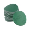 thumbnail image 1 of Discos de lija para automóviles Unique Bargains de 2 pulgadas con resistencia a la abrasión | Papel de lija redondo con gancho y bucle verde 50 piezas 400 grano, 1 of 8