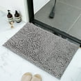 thumbnail image 3 of Cterwk Soft Plush Chenille Absorbent Carpets Bath Mat Washable Non Slip Bath Rugs for Bathroom, Shower, Kitchen, 15" x 23", 3 of 7