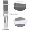thumbnail image 3 of Uds. Cepillo de limpieza de aleta de condensador de aire acondicionado, limpiador de aleta de aire acondicionado de acero inoxidable, cepillo de batidor de limpieza de bobina de refrigerador JFHHH pequeña, 3 of 5