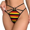 thumbnail image 2 of Deutsche Flagge Germany Flag Open Type Women's Panties Crotch Opening G-strings Thongs Lingeries Underwear, 2 of 7