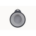 thumbnail image 2 of Dexas Pets Collapsible Travel Cup, Large/2 Cup Capacity, Light Gray, 2 of 5