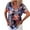 Blue womens tops summer, variant on USSUMA Womens Tops Dressy Casual Fashion Shirts Women Summer Short Sleeve Plus Tunics T-Shirts Print V-Neck Summer Tops Casual Blouse Tops Ladies Tops Trendy