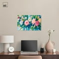 thumbnail image 3 of Blossoms of a Pink Dream Canvas Colorful Floral Art by Art Remedy, Gallery Wrapped, 24" x 16", 3 of 7