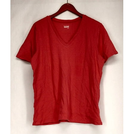 Edition Salmon - Basic Editions Woman Plus Size XL V-Neckline Salmon Pink Womens