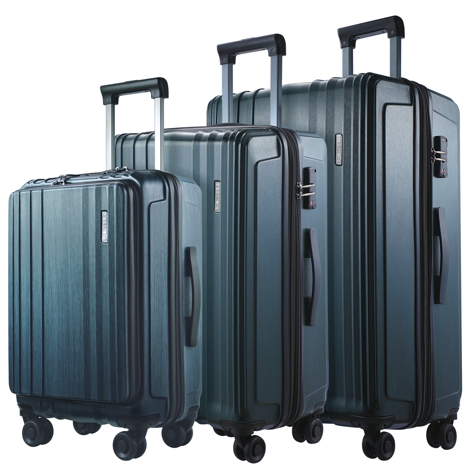 Luggage Set 3 Piece 21/24/28, 21 Inch with Front Laptop Pocket