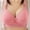 Pink, variant on SHOPESSA Women Bra No Rims Comfortable Breathable Anti-exhaust Base Top Solid Underwear
