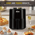 thumbnail image 5 of MIRASTON 4.5Quart Compact Dials Air Fryer, 8-in-1 Presets, Nonstick, Black, 5 of 9