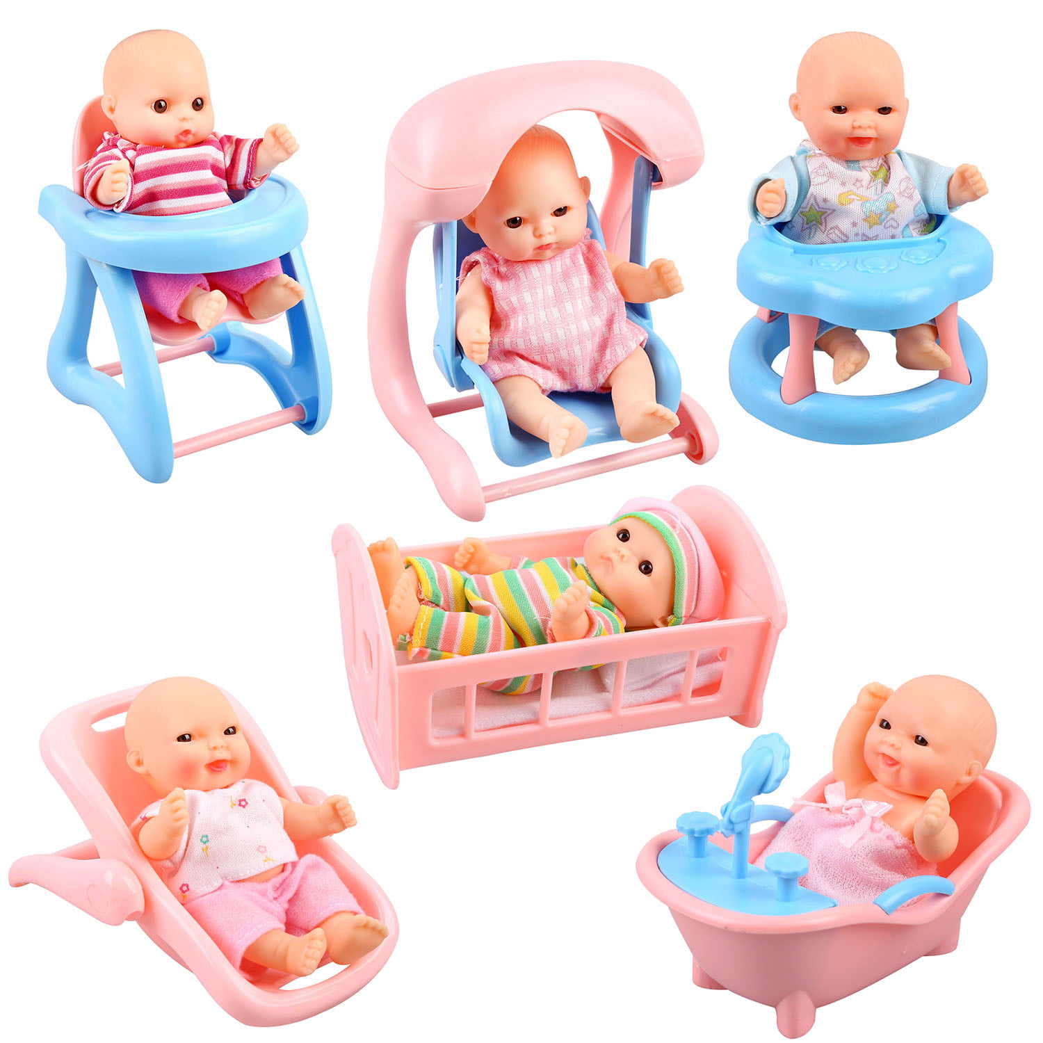 small toy baby dolls