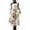 Beige, variant on Women's Crew Neck Sleeveless Floral Print Convertible Multi-Way Pocket Side Tank Maxi Sundress, Loose Casual Vacation Dress Purple, 3XL