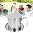 thumbnail image 4 of Vietnamese Coffee Maker Pot, Stainless Steel Lightweight Manual Vietnamese Coffee Filter For Coffee Shop For Western Restaurant For Milk Tea Shop, 4 of 8