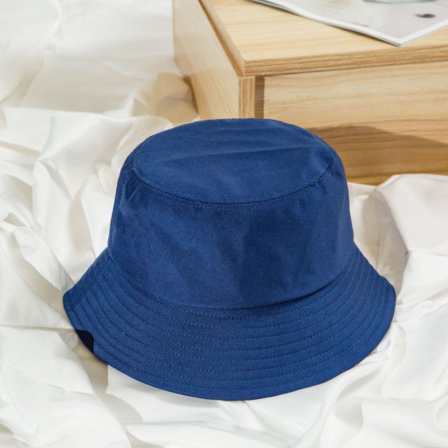 Cotton Summer Foldable Bucket Hat Unisex Women Outdoor Sunscreen Hat Pure Color Fishing Hunting Cap Men Basin Chapeau Beach Cap Fivean unisex