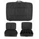 thumbnail image 2 of Múltiples divisores portátiles herramientas de tatuaje herramientas cosméticas bolsa de almacenamiento negro capas dobles, 2 of 8