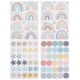 thumbnail image 1 of 4 hojas arco iris pared decalación arco iris papel tapiz de pared pegatinas de pared decoración de la habitación de los niños, 1 of 5