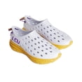 thumbnail image 2 of Unisex Kane Footwear White LSU Tigers Speckle Recovery Shoes, 2 of 5