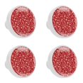 thumbnail image 1 of 4 Pcs Heart Texture Knobs for Kitchen Cabinet Cupboard Dresser Bookcase Drawer Pulls Handles Round Home Decor, 1 of 5