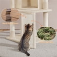thumbnail image 5 of Yaheetech 42″H Big Condo Cat Tree with Scratching Post for Kittens, Beige, 5 of 9