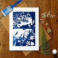 YruYptpaln Cyanotype Set reates a blueprint or pictures with Cyanotype