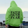 thumbnail image 1 of MHFRRA Sudadera con Capucha para Hombre, Holgada, de Manga Larga, con Estampados Delanteros y Traseros, para Uso Diario Informal En Otoño E Invierno Verde, 1 of 5