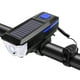 thumbnail image 1 of Faro para bicicleta Carga solar / USB Luz de bicicleta Timbre de bicicleta Lámpara de bocina Lintern TOMSHOO Faro para bicicleta, 1 of 7