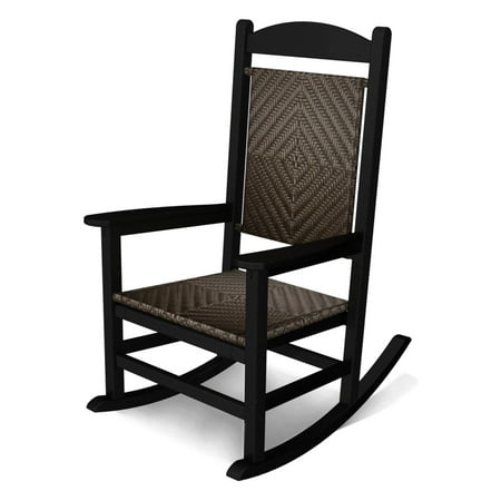 POLYWOOD® Presidential Recycled Plastic Woven Rocker